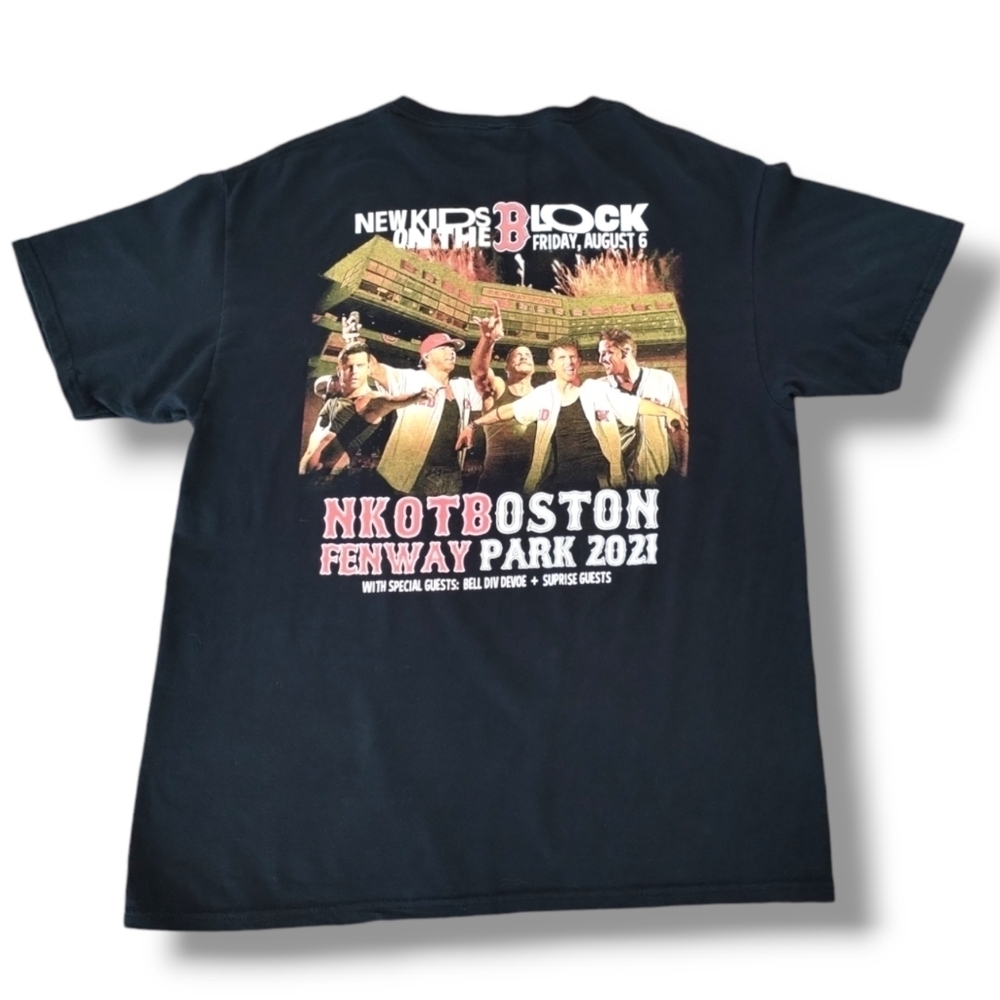 NKOTB New Kids on the Block Fenway Park Boston 2021 Concert Tee - Picture 2 of 5